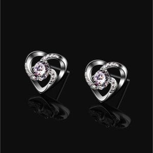 B.Catcher Earrings for Women Love Heart Studs NEW
